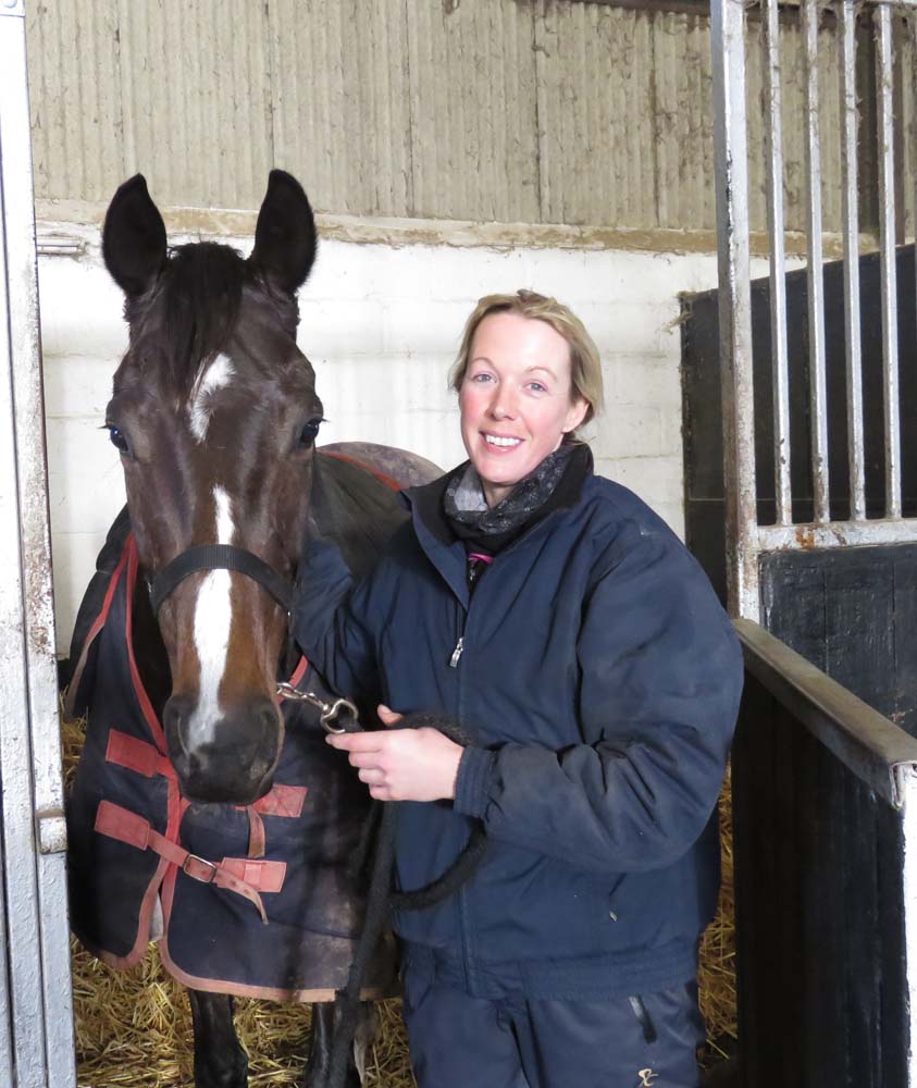 Laura Thomas with Cash