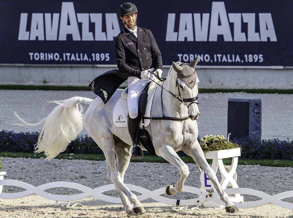 July 2018: Clarke Johnstone and Ritchie at Aachen [Photo: Libby Law Photography/ESNZ]