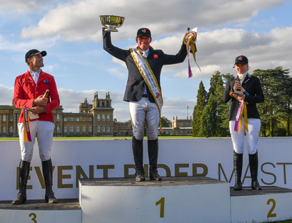Oliver Townend (GB) wins the 2016 ERM series with Jonelle Price (NZ) second & Paul Tapner (AUS) third (Photo: Eventridermasters.tv)