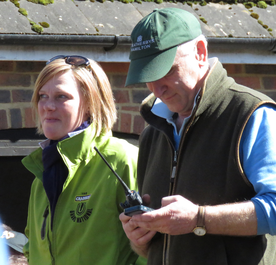 Lisa Kozak with Oliver Sherwood