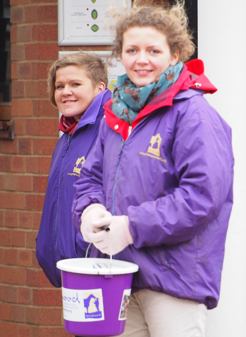 Collecting from the punters