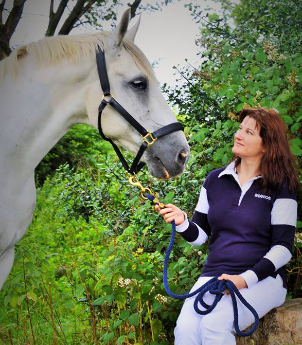 Tracy Richards with Rosie