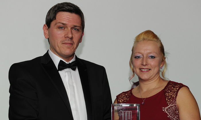 David Grant with Caroline Heard