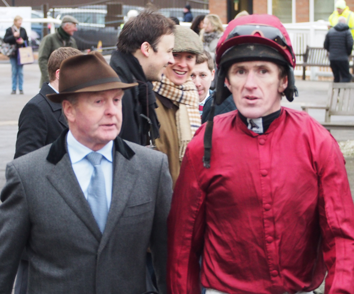 With trainer Jonjo O'Neill